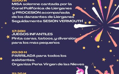 05 de agosto: Virgen de las Nieves en Rubalcaba