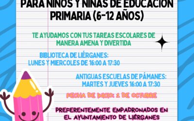 Apoyo educativo para estudiantes de educación primaria